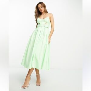 Chic Mint Midi Dress